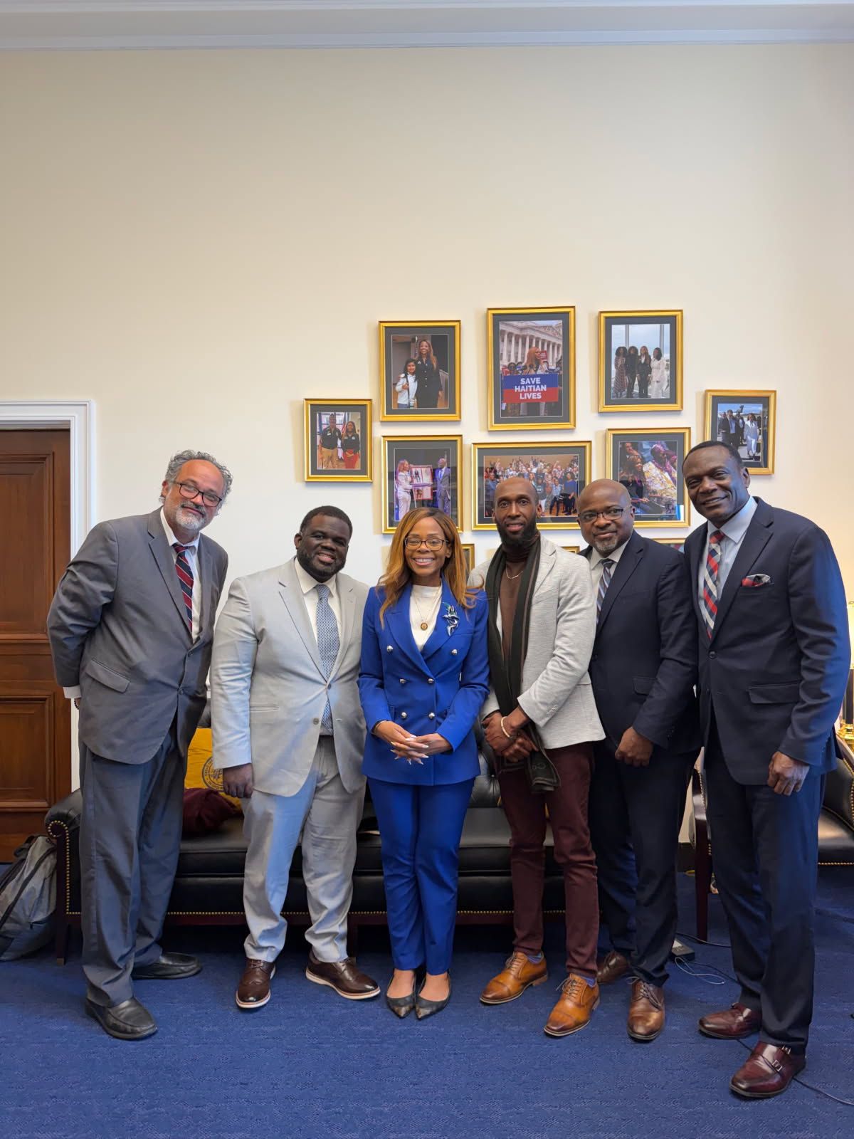 HCLC delegation meeting with a congressional representative on Capitol Hill